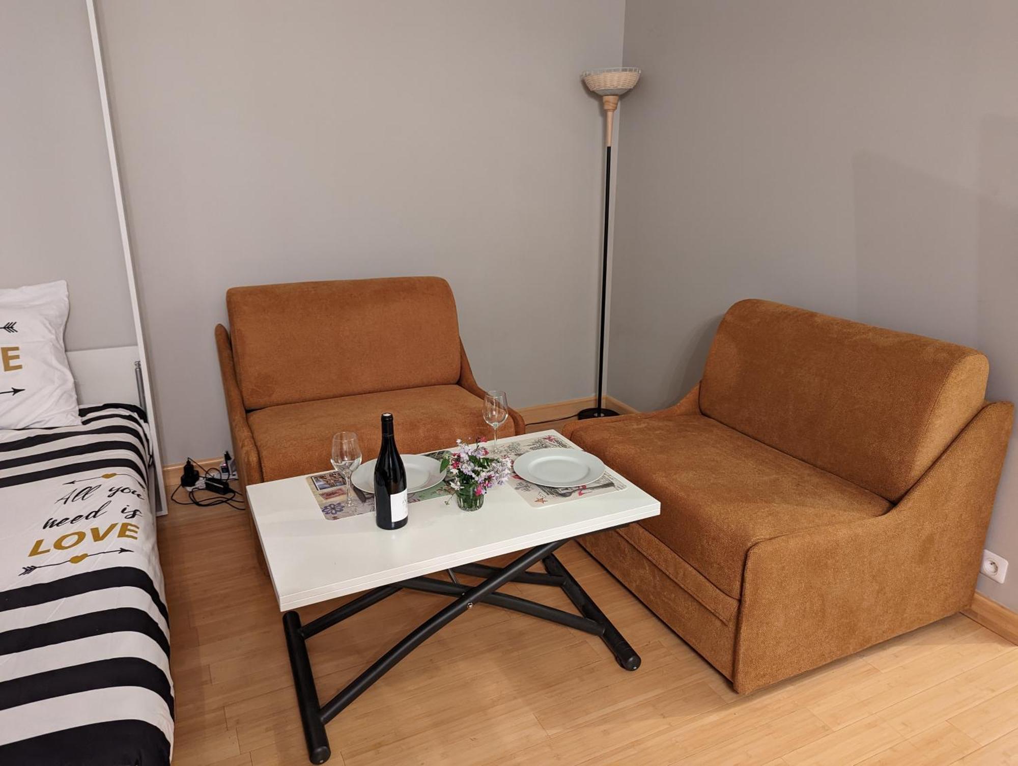 Charming Studio With Eiffel View Paris Dış mekan fotoğraf